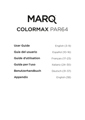 Marq Colormax Par64 Benutzerhandbuch