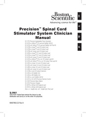 Boston Scientific Precision Spinal Cord Stimulator System Handbuch Für Klinisches Fachpersonal