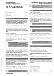 Schmersal T/M 035 Bedienungsanleitung
