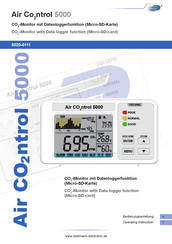 Dostmann Electronic Air Co2ntrol 5000 Betriebsanleitung