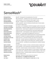 Duravit SensoWash Serie Montageanleitung