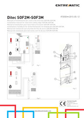 Entrematic Ditec SOF2M Installationsanleitung