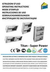 Star Progetti HELIOS INFRARED IRK TITAN Super Power Bedienungsanleitung