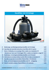 Waterman Sand filter with UV system Betriebs- Und Montageanleitung