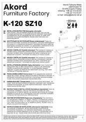 Akord K-120 SZ10 Montageanleitung