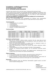 Heitronic 28162 Installations- Und Betriebs-Anleitung