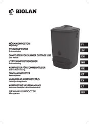 Biolan COMPOSTER FOR SUMMER COTTAGE USE Benutzerhandbuch