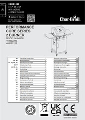 Char-Broil PERFORMANCE CORE 2 Serie Bedienungsanleitung