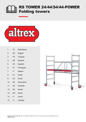 Altrex RS 44-POWER Bedienungsanleitung