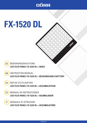 Dorr FX-1520 DL Bedienungsanleitung