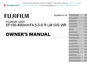 Fujifilm FUJINON XF100-400mm Bedienungsanleitung