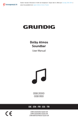 Grundig DSB 2000 Benutzerhandbuch