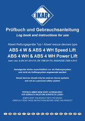 Ikar Speed Lift ABS 4 W Betriebsbuch Und Gebrauchsanweisung
