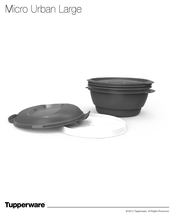 Tupperware Micro Urban Large Benutzerhandbuch