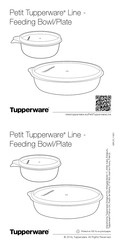 Tupperware Feeding Bowl/Plate Handbuch