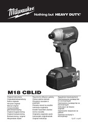 Milwaukee M18CBLID-402C Originalanweisungen