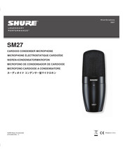 Shure SM27-SC Benutzerhandbuch