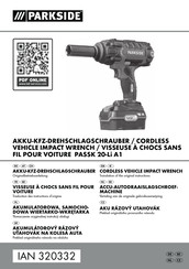 Parkside PASSK 20-Li A1 Originalanweisungen
