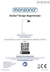 Monzana Deuba DBBL003 Anweisungen