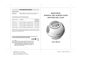 Lenco WATER PROOF SPHERICAL USB Benutzerhandbuch