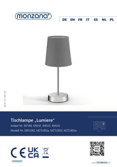 Monzana Lumiere DBTL002 Bedienungsanleitung