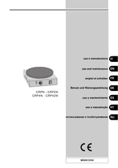 Gastrodomus CRPN Gebrauch Und Wartung