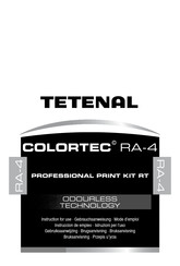 tetenal COLORTEC RA-4 Gebrauchsanweisung