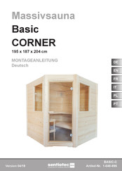 Harvia sentiotec Basic CORNER Installationsanleitung