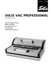Solis VAC PROFESSIONAL 572 Benutzerhandbuch