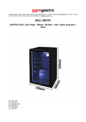 Ggm Gastro GASTRO-COOL 250101 Produktanleitung