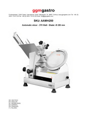 Ggm Gastro AAMH250 Produktanleitung
