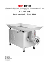 Ggm Gastro FWFC1500 Produktanleitung