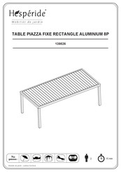 Hesperide PIAZZA 139826 Handbuch
