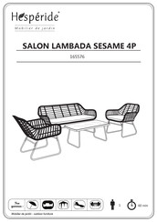 Hesperide SALON LAMBADA SESAME 165576 Montageanleitung