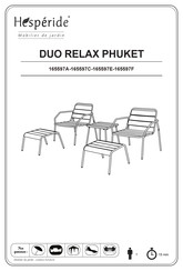Hesperide PHUKET 165597A Montageanleitung