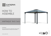 Palram CANOPIA DALLAS 3.6x5 Montageanleitung