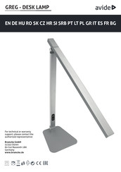 Avide GREG Benutzerhandbuch