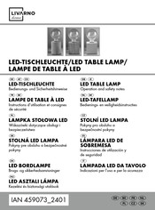 Livarno 459073 2401 Betriebs- Und Sicherheitshinweise