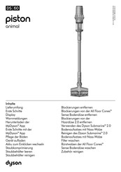 Dyson V16 DS60 piston animal Bedienungsanleitung