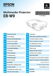 Epson EB-W9 Kurzanleitung