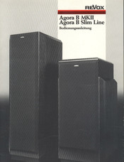 Revox Agora B Slim Line Bedienungsanleitung