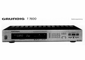 Grundig T 7500 Bedienungsanleitung