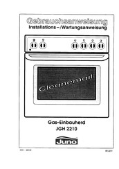 Juno JGH 2210 Gebrauchsanweisung