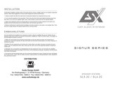Esx SIGNUM Serie Kurzanleitung