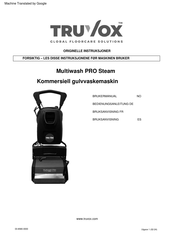 Truvox Multiwash PRO Battery Bedienungsanleitung