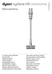 Dyson V10 Bedienungsanleitung