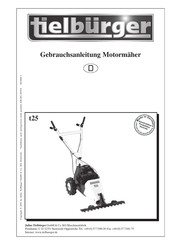 Tielbürger t25 Gebrauchsanleitung