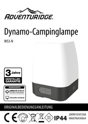Adventuridge WS3 Bedienungsanleitung