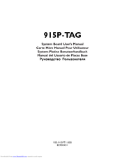 DFI 915P-TAG Benutzerhandbuch