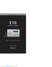Eton Elite E10 Betriebsanleitung